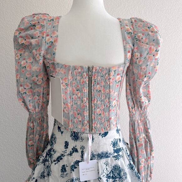 House of CB inspired floral top - Picture 2 of 3